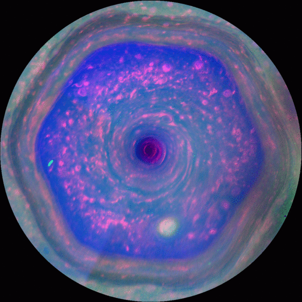 Das Hexagon am Nordpol des Saturn