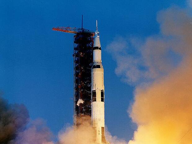Nasa. Start von Apollo 13