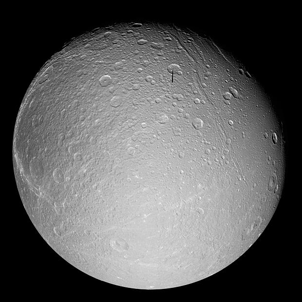 Der Saturnmond Dione